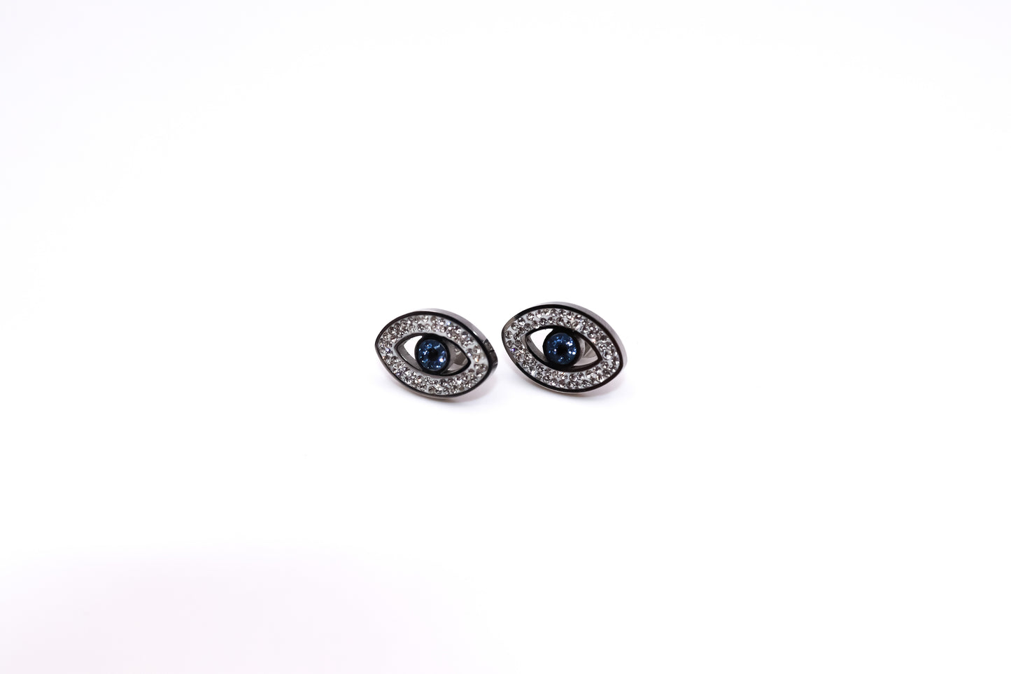 Boucles d'oreilles Œil Strass