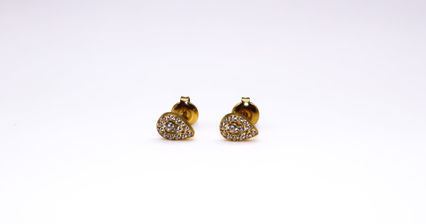 Boucles d'oreilles Gouttes strass