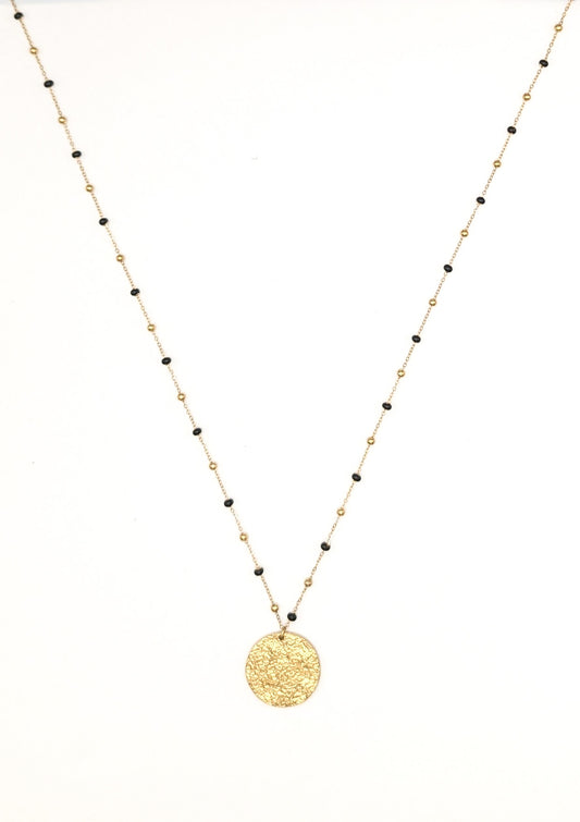 Collier Sautoir pastille Lune