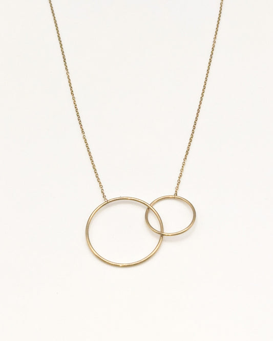 Collier double cercle